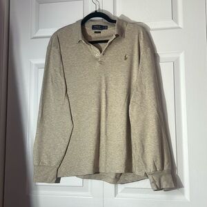 Men’s large beige Ralph Lauren shirt